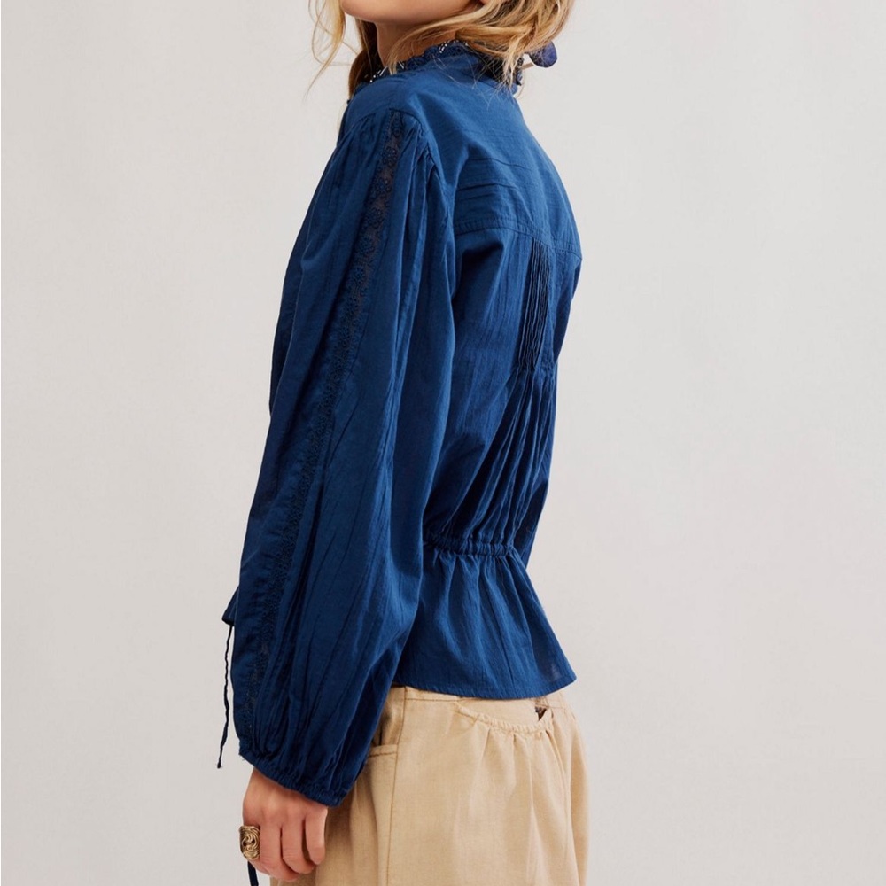 FREE PEOPLE Best Of Me Blouse - Big Dipper - Picture 6 of 7